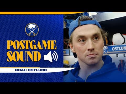 "It Was A Cool Moment" | Noah Ostlund After First NHL Goal | Buffalo Sabres