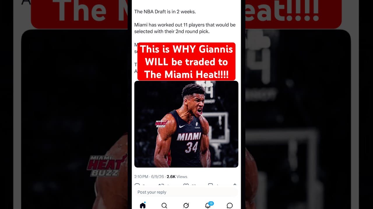 One of the main reasons why Giannis Antetokounmpo will be traded to the Miami Heat! #nba #fyp #short