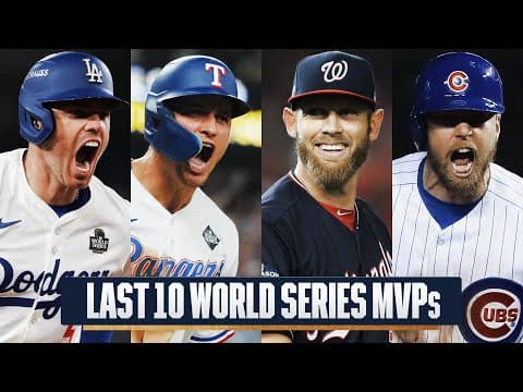 Freddie Freeman, Corey Seager and the last 10 World Series MVPs! 🏆 (Who will win the 2025 WS MVP?)