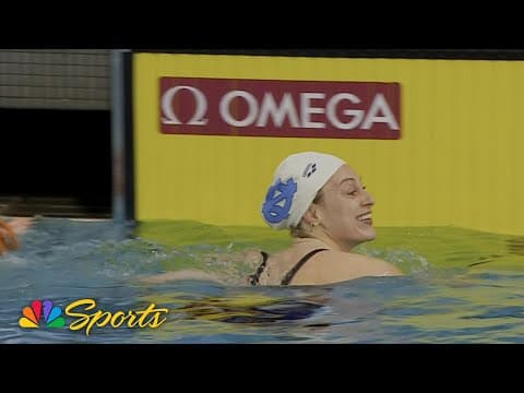 American Skyler Smith fends off Anna Elendt in 50m breastroke win at Pro Swim Series | NBC Sports