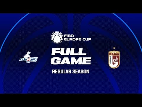 LIVE - Kangoeroes Basket Mechelen v KK Bosna BH Telecom | FIBA Europe Cup 2025-26 | Qualifiers