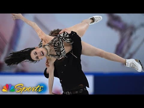 Chock and Bates rock their way into first place with sizzling Cup of China rhythm dance | NBC Sports