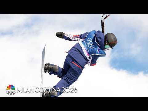 Team USA's Chloe Kim cruises into halfpipe final despite injury | Winter Olympics 2026 | NBC Sports