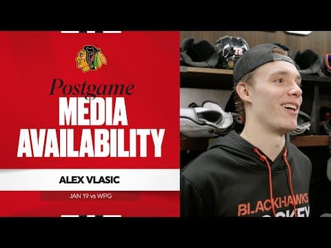 "We took the chances that were given to us." | Alex Vlasic Postgame 1.19.26
