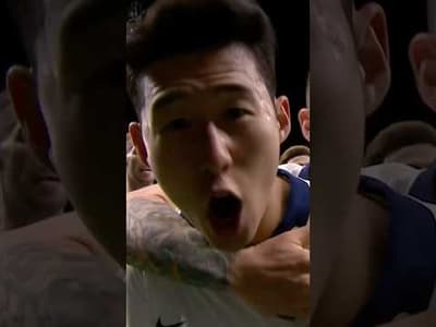 Sonny with our first Champions League goal at Tottenham Hotspur Stadium! 🤩