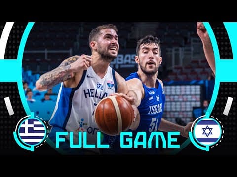 Round of 16 | Greece v Israel | Full Basketball Game | FIBA EuroBasket 2025