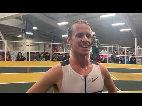 Cole Hocker Talks 3:45.94 American Record, 2nd Fastest All-Time Indoor Mile At JDL Sound Invite