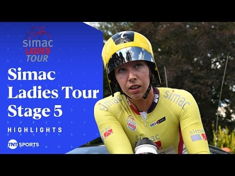 TIME TRIAL BATTLE! ⏱️ | Simac Ladies Tour 2025 Stage 5 Race Highlights | TNT Sports Cycling