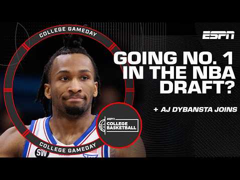 AJ Dybansta speaks on playing against Darryn Peterson + The NBA Draft | College GameDay