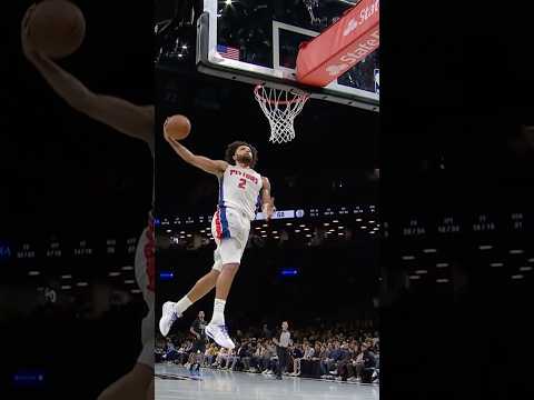 Put it on a t-shirt. WINDMILL JAM FROM CADE! #nba #detroit #pistons #highlight