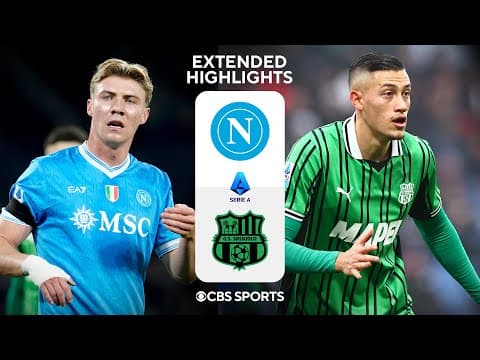 Napoli vs. Sassuolo: Extended Highlights | Serie A | CBS Sports Golazo