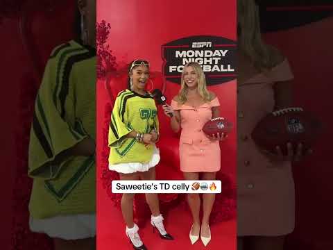 Saweetie & Katie Feeney at the ESPN Red Nail Bar 💥