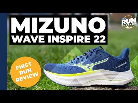 Mizuno Wave Inspire 22 First Run Review | Stability, comfort and a sprinkle of energy return