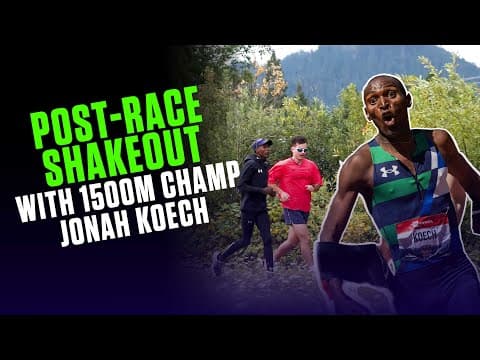 Running With USA 1500m CHAMPION Jonah Koech