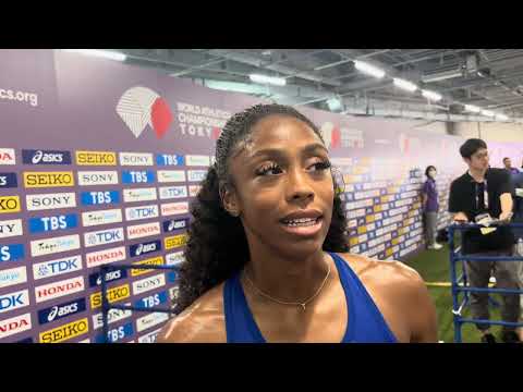 Alaysha Johnson ia Creating a Safe Space for Herself After 100mH Heats at Tokyo World Championships
