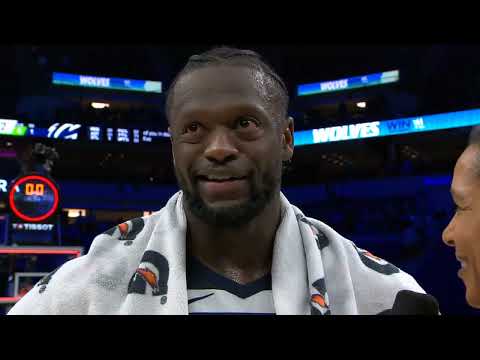 Julius Randle On-Court Interview After WIN Over Cleveland Cavaliers | 01.08.26