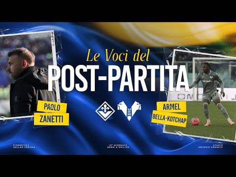 Serie A Enilive 2025/26 | Le voci del post partita: Zanetti e Bella-Kotchap