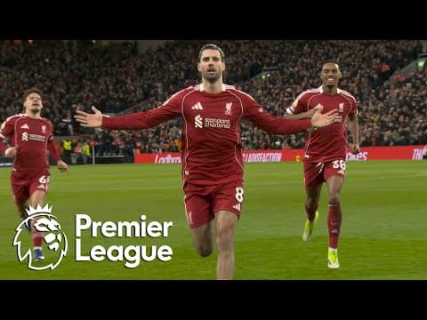 Dominik Szoboszlai's SCREAMER gives Liverpool 1-0 lead over Man City | Premier League | NBC Sports
