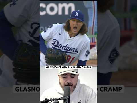 Tyler Glasnow is known to have awful hand cramps, a breakdown