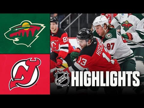 NHL Highlights | Wild vs. Devils | October 22, 2025