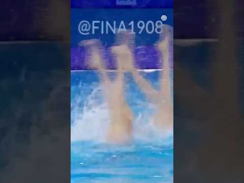 Austria’s Stunning Artistic Swimming Routine at Olympic Qualifier #artisticswimming #Olympics