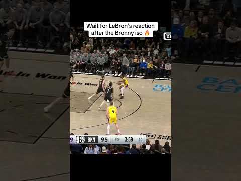 Bronny got it to fall 🪣