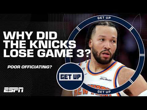 What role did officiating play in the Spurs' Game 3 victory? Get Up debates 👀🍿