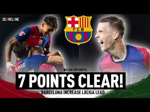 REACTION: Barcelona EXTEND lead to seven points atop LaLiga | Importance of Dani Olmo | Scoreline