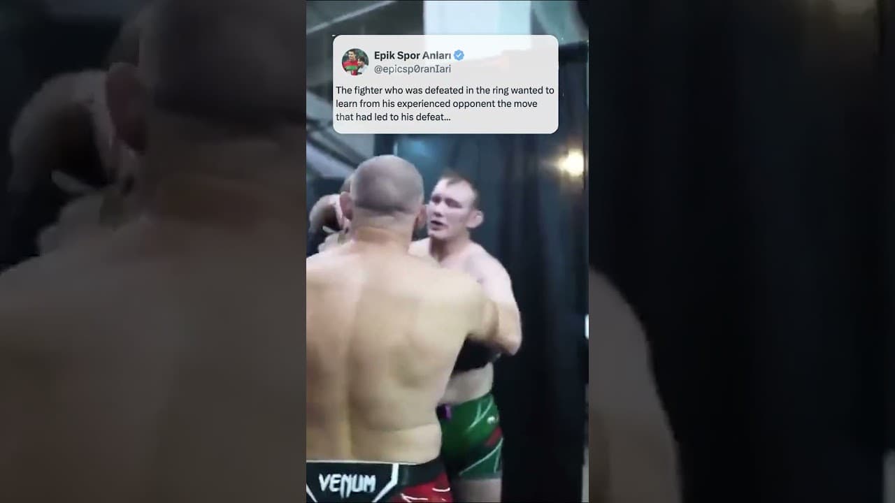 This is amazing 🤝 (via @UFC/TT h/t @epicsp0ranIari/X)