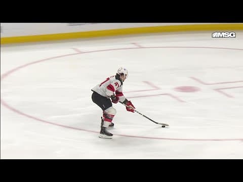 Paul Cotter scores a goal against the Buffalo Sabres