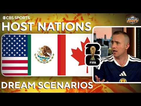 Host Nations DREAM Scenarios and Group of DEATH! World Cup Draw USA, Mexico, Canada | Morning Footy