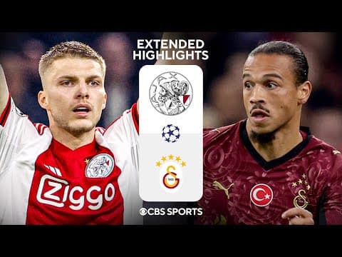 Ajax vs. Galatasaray: Extended Highlights | UCL League Phase MD 4 | CBS Sports Golazo