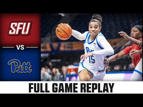 Saint Francis (PA) vs Pitt Full Game Replay | 2025-26 ACC Women's Basketball