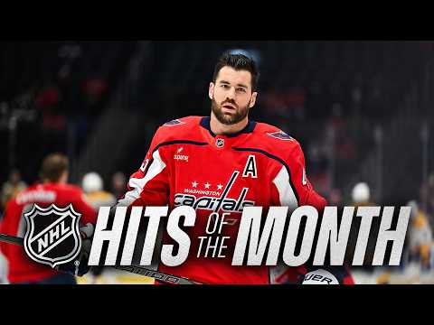 February’s Hardest NHL Hits: Wilson, Celebrini & Crunch Time