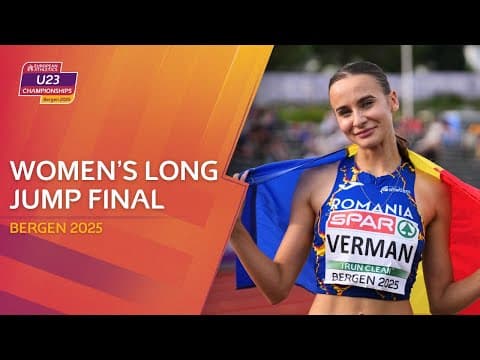 Women’s Long Jump Final 🌟 | Bergen 2025 European Athletics U23 Championships
