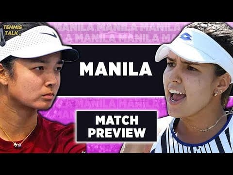 Eala vs Osorio | WTA Philippines 2026 QF | Tennis Talk Preview