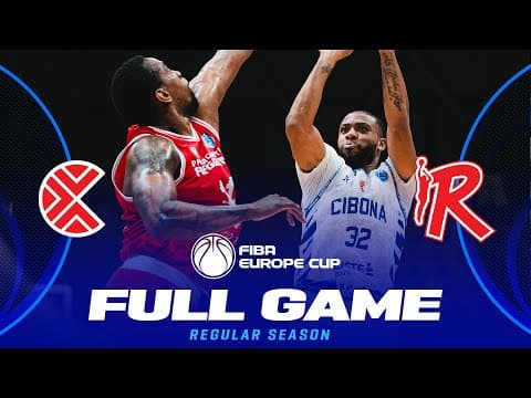LIVE - KK Cibona v Pallacanestro Reggiana | FIBA Europe Cup 2025-26 | Regular Season