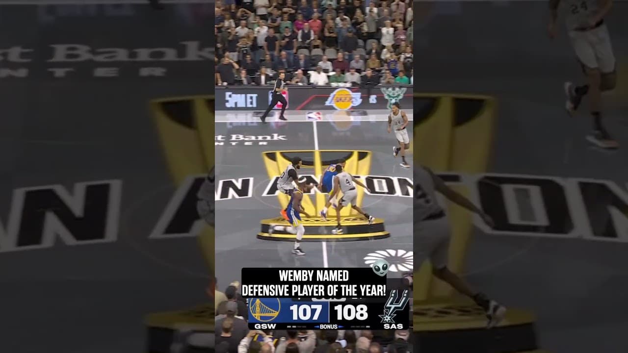 DPOY 😤 #nba #spurs #victorwembanyama