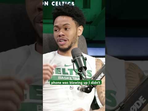 Ant’s phone blew up the second he got traded 📲 Tap the link to watch the full interview