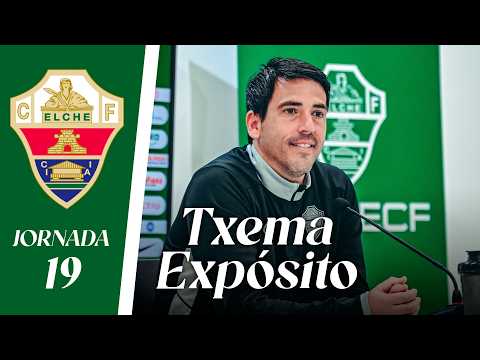 RUEDA DE PRENSA | Txema Expósito habla sobre el CD Argual - Elche CF Femenino | Jornada 19