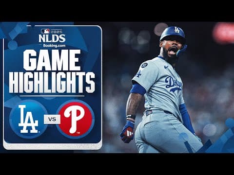 Dodgers vs. Phillies NL Divisional Series Game 1 Highlights (10/4/25) | MLB Highlights