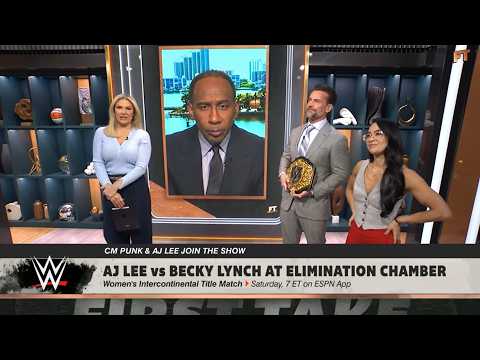 CM Punk returns to hometown Chicago & AJ Lee vs. Becky Lynch at WWE Elimination Chamber | First Take