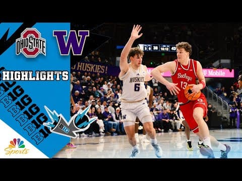 Ohio State vs. Washington | COLLEGE BASKETBALL HIGHLIGHTS | 1/11/26 | NBC Sports