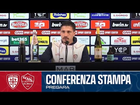 SERIE A ENILIVE |  MISTER PISACANE IN CONFERENZA STAMPA |  CAGLIARI - ROMA