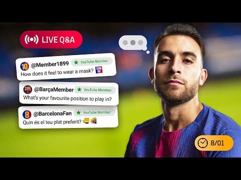 🔴💬 LIVE Q&A | YOU ASK, ERIC GARCIA ANSWERS! (MEMBERS EXCLUSIVE QUESTIONS) | FC Barcelona 🔵🔴