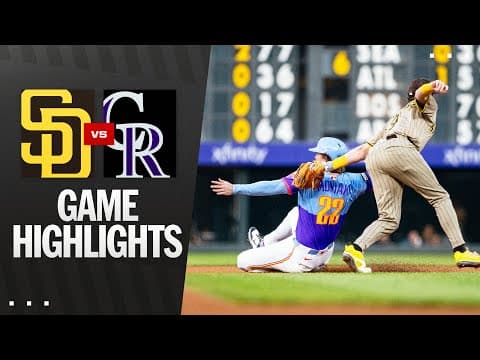 Padres vs. Rockies Game Highlights (9/5/25) | MLB Highlights