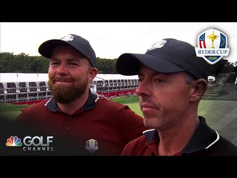 Rory McIlroy: Match win vs. Justin Thomas, Cameron Young 'hugely satisfying' | Golf Channel