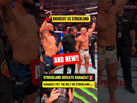 Sean Strickland DEFEATS Khamzat😮