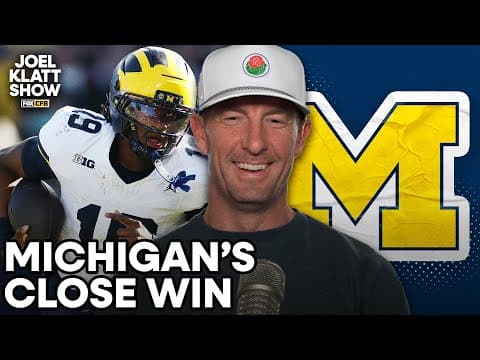 How should Michigan fans feel after a close win vs. Northwestern? 🤔 Joel Klatt Show