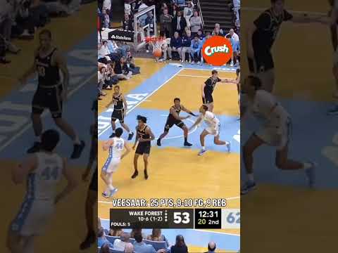 Automatic. 🎯 #goheels #collegebasketball #unc #accbasketball #basketball